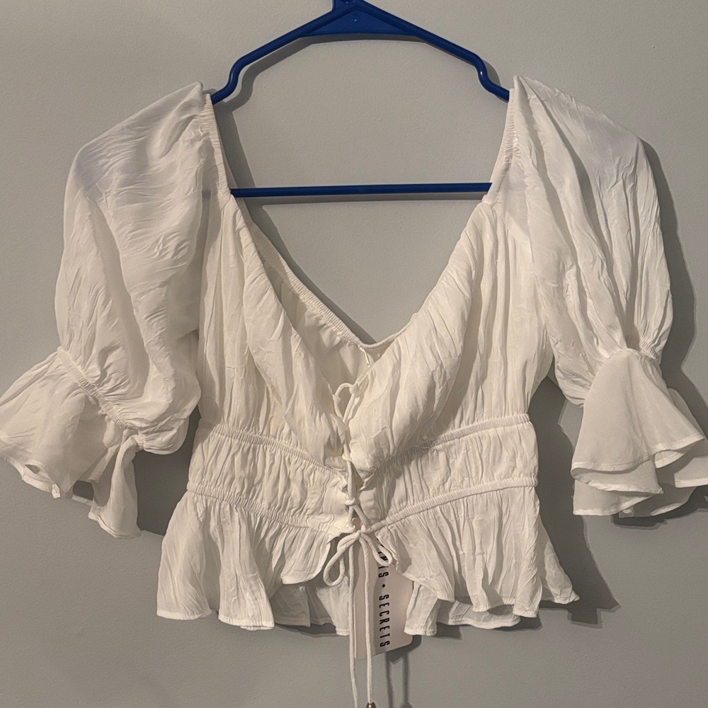 Elegant White Women's Top